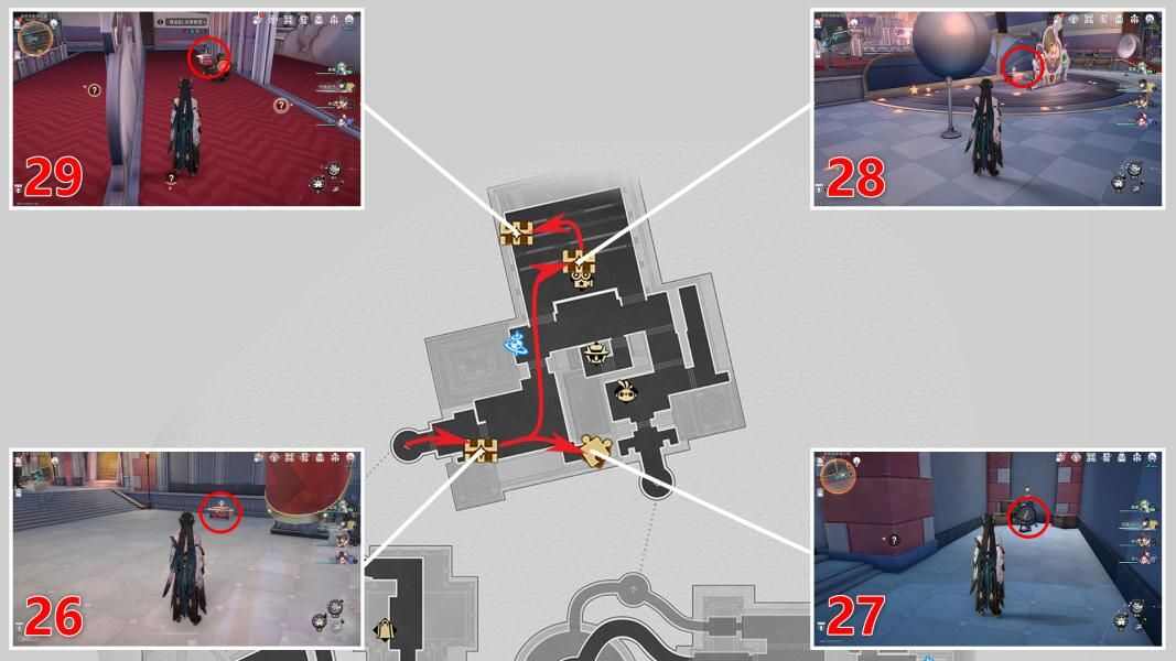 崩坏星穹铁道2.1克劳克影视乐园全部宝箱位置汇总大全