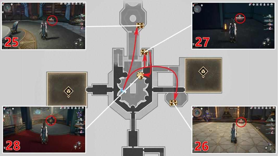 崩坏星穹铁道2.1朝露公馆所有宝箱位置汇总