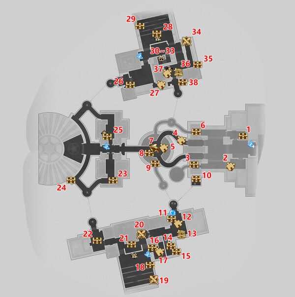 崩坏星穹铁道2.1克劳克影视乐园全部宝箱位置汇总大全