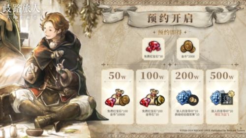 《歧路旅人 大陆的霸者》霸者测试4.18开启 