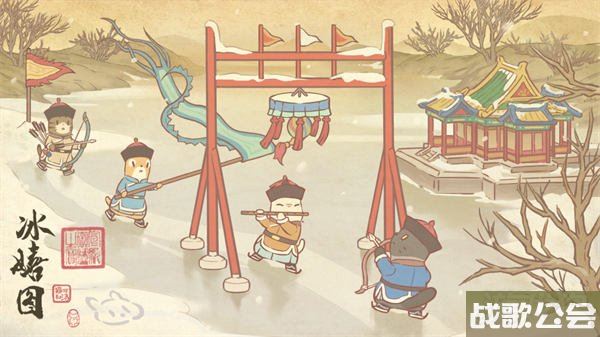 猫咪和汤穿越画中猫之冰嬉图分享 猫咪和汤穿越画中猫之冰嬉图分享