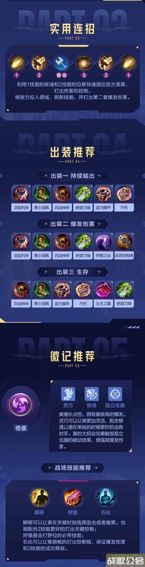 决胜巅峰寅出装攻略 克制关系实战思路一览