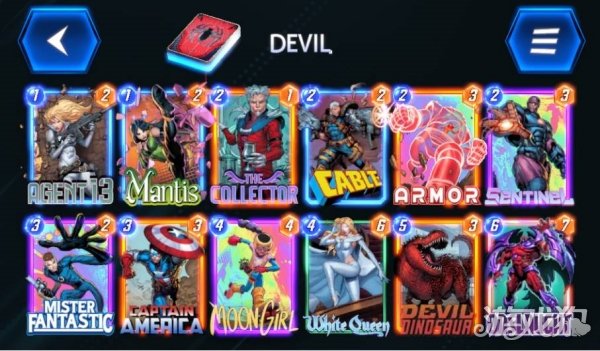 漫威终极逆转卡组攻略 新手卡组搭配推荐