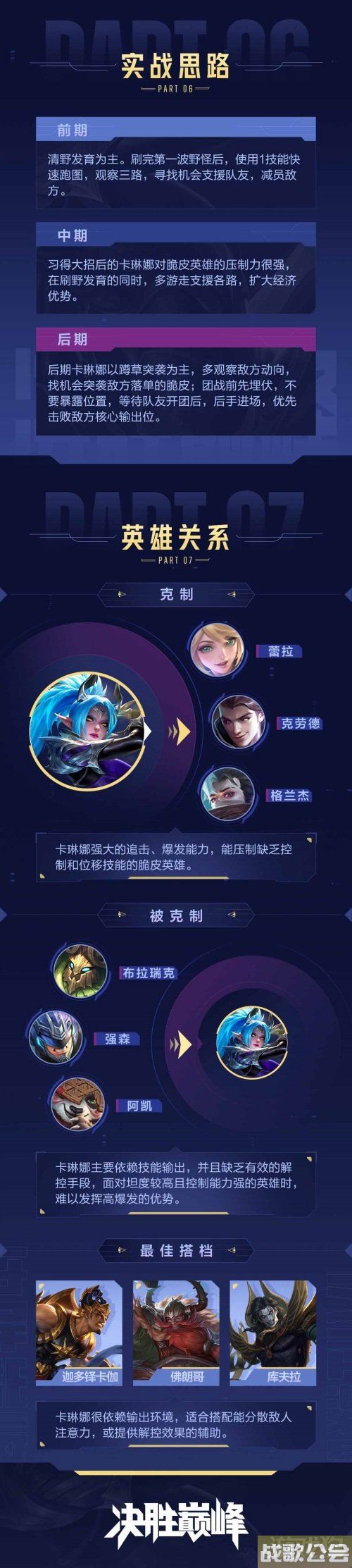 决胜巅峰卡琳娜怎么玩 技能连招实战玩法分享 决胜巅峰卡琳娜怎么玩 技能连招实战玩法分享