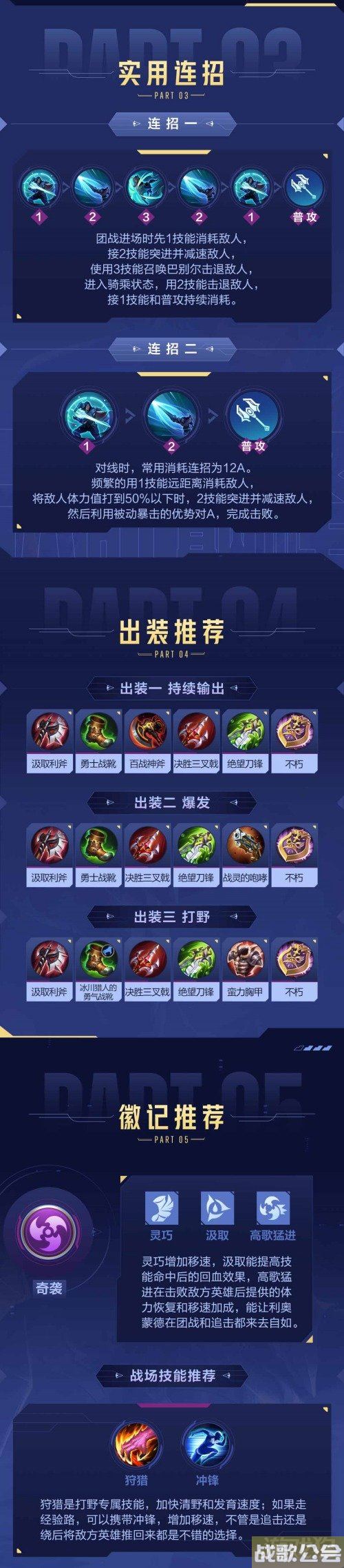 决胜巅峰利奥蒙德玩法介绍 连招及实战思路分享