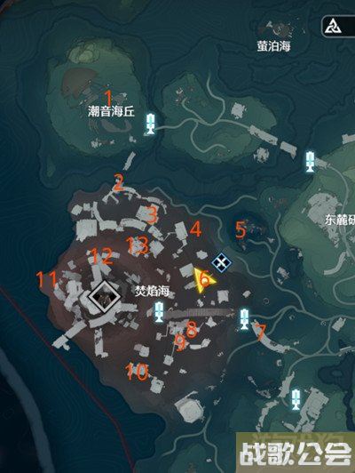 鸣潮焚焰海声匣收集位置大全 详细点位介绍 鸣潮焚焰海声匣收集位置大全 详细点位介绍