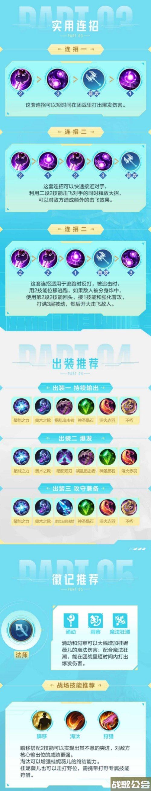 决胜巅峰桂妮薇儿怎么玩 连招实战思路详解