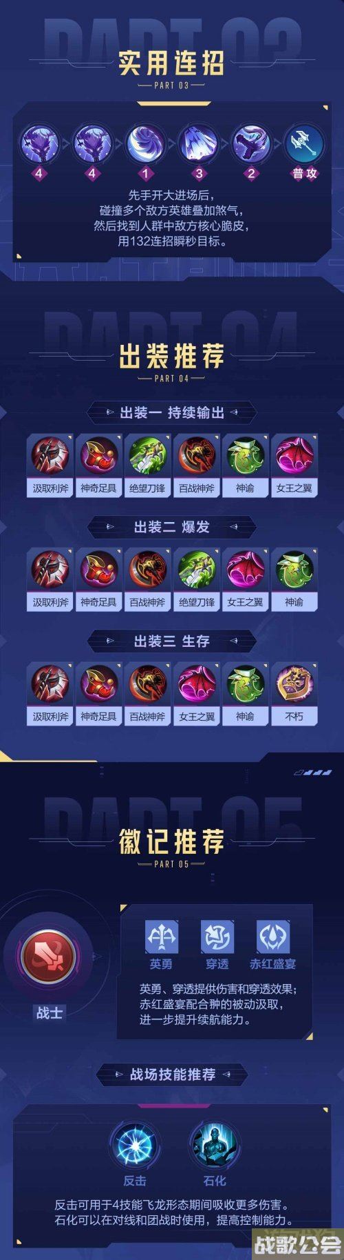 决胜巅峰翀使用攻略 技能连招实战玩法介绍