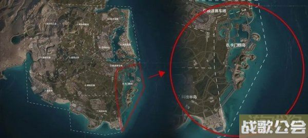 极品飞车集结卡门群岛区域介绍 地图详解