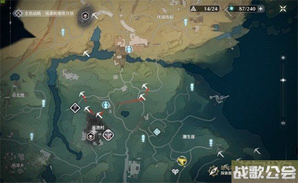 鸣潮寻音元件材料采集路线一览 详细点位分享