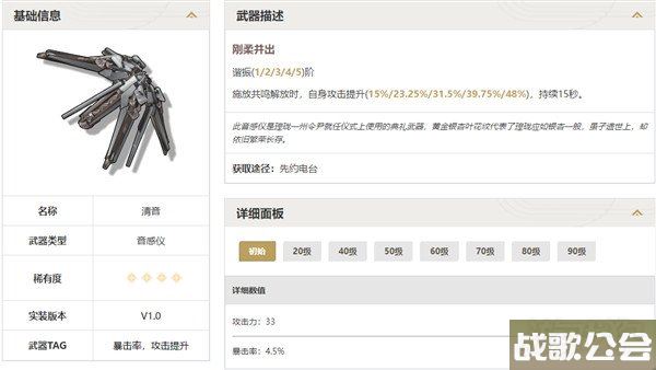 鸣潮大月卡武器推荐 选择建议分享