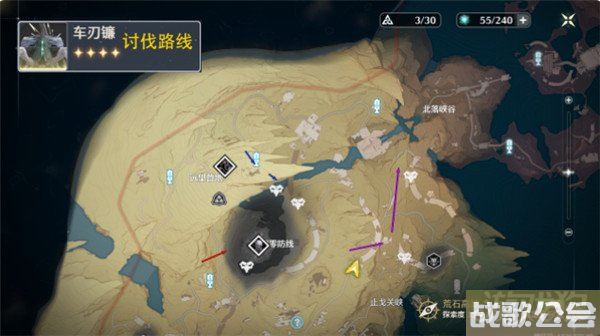 鸣潮啸谷长风分布位置一览 啸谷长风在哪儿