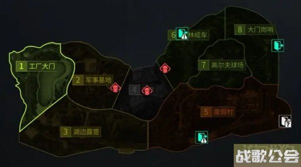 萤火突击秋山地图撤离点介绍 七个撤离点详解