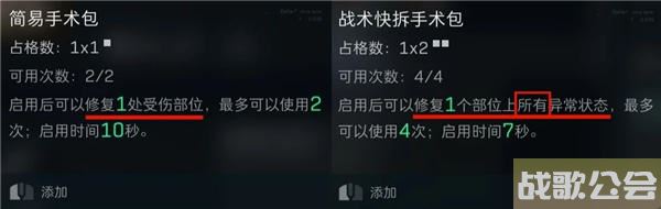 三角洲行动药品治疗包救治指南