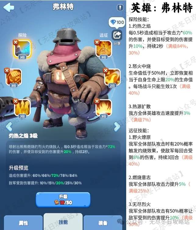 无尽冬日三代英雄培养推荐攻略