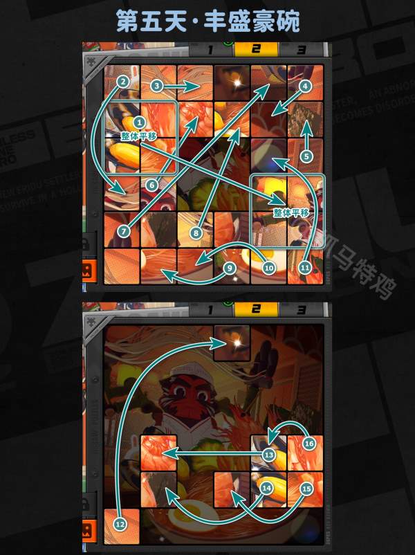 绝区零赠尔丽都第五天丰盛豪碗拼图攻略