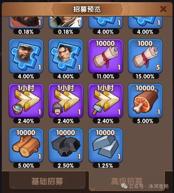 三国冰河时代加速道具获得方法攻略大全