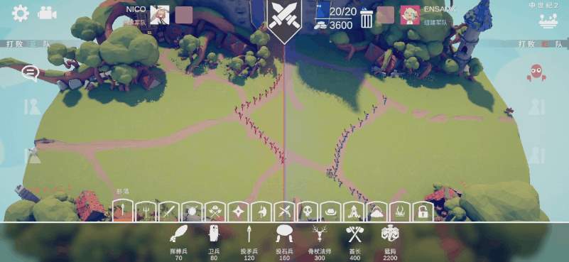 全面憨憨战争模拟器多人联机玩法攻略