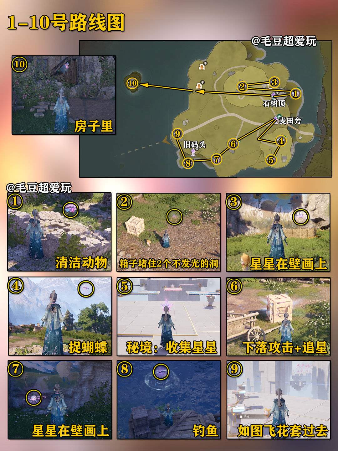 无限暖暖278个奇想星位置全收集攻略