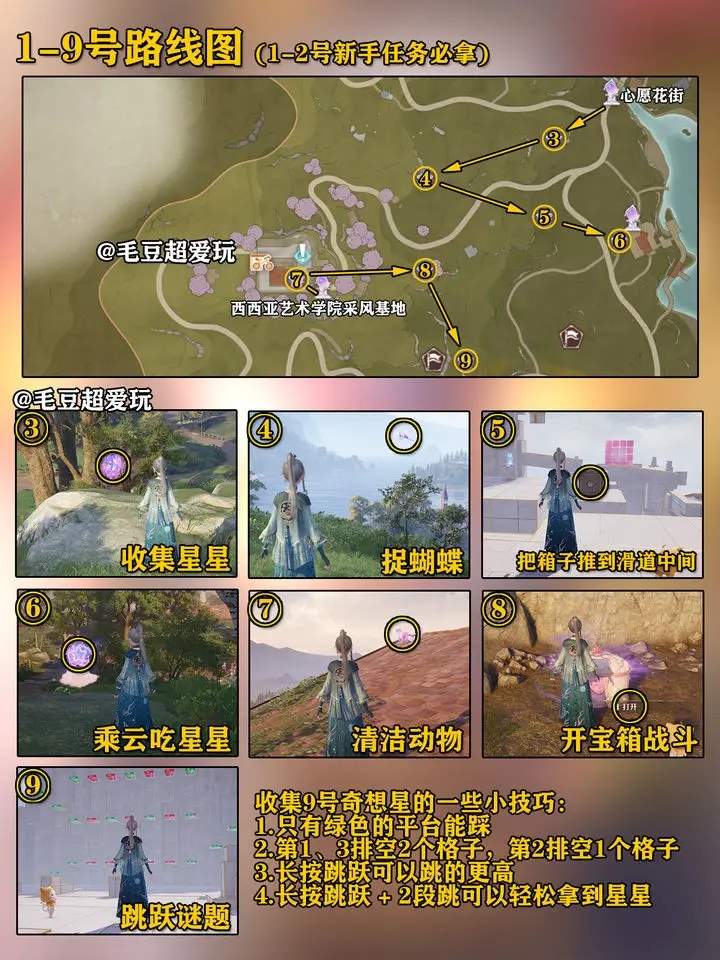 无限暖暖278个奇想星位置全收集攻略