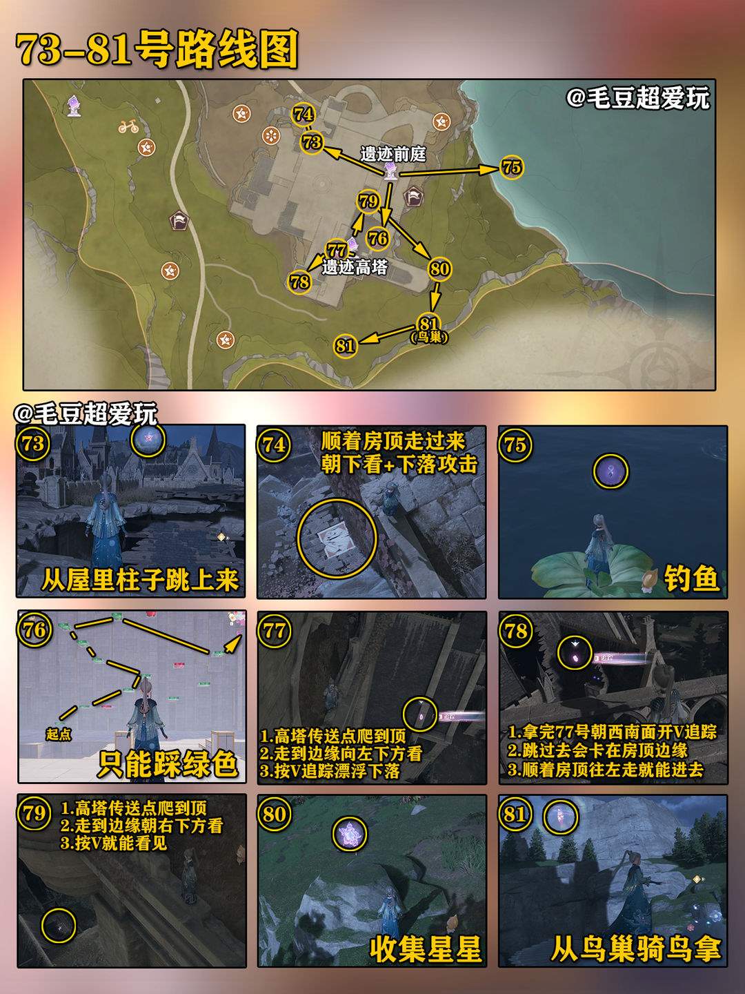 无限暖暖278个奇想星位置全收集攻略