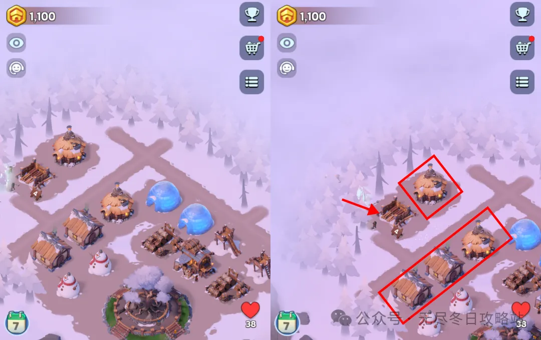 无尽冬日晨曦岛伐木小屋位置推荐攻略