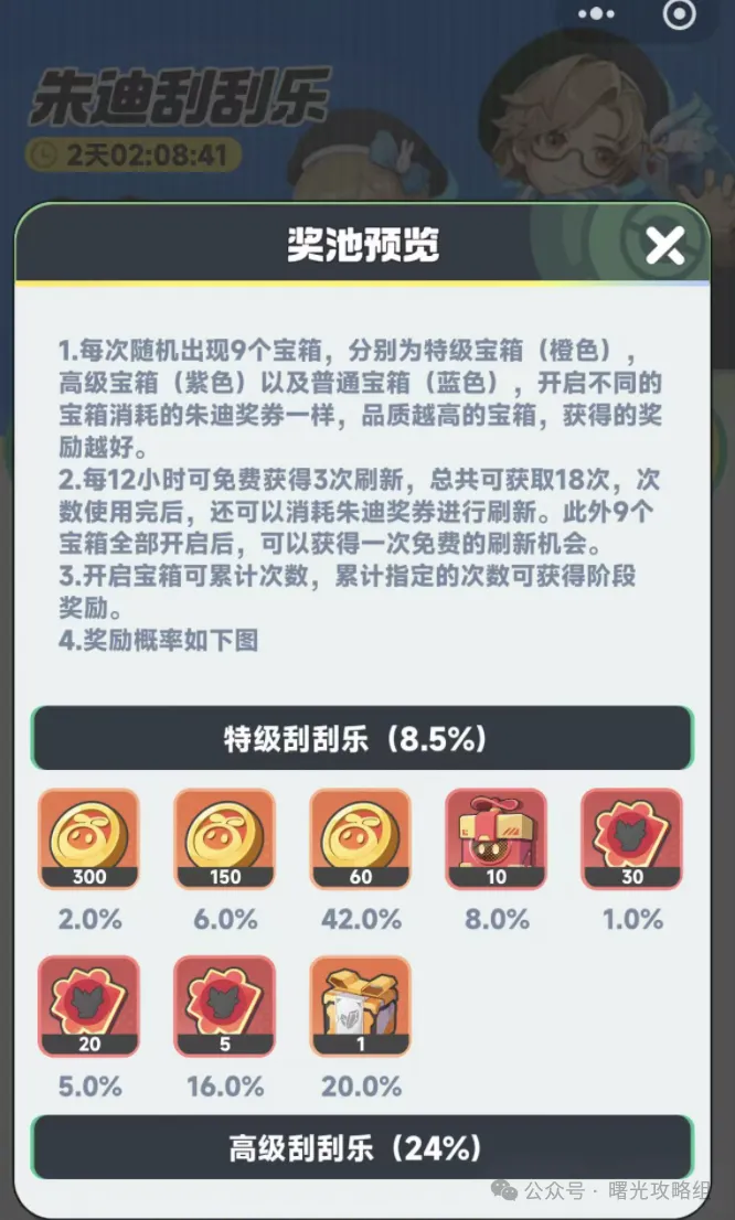 曙光重临朱迪刮刮乐氪金攻略详解