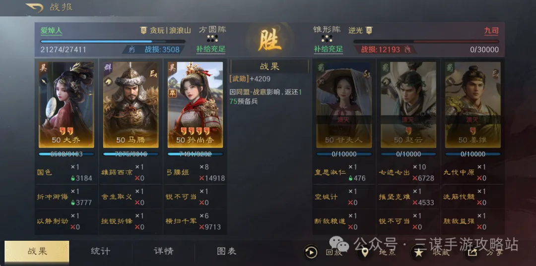 三国谋定天下S7举荐孙尚香阵容搭配攻略