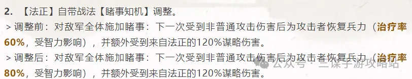 三国谋定天下4月23日武将战法加强改动详解