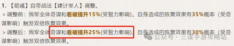 三国谋定天下4月23日武将战法加强改动详解