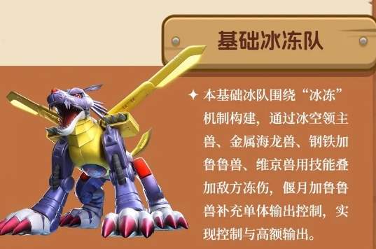 数码宝贝源码阵容强力搭配推荐攻略