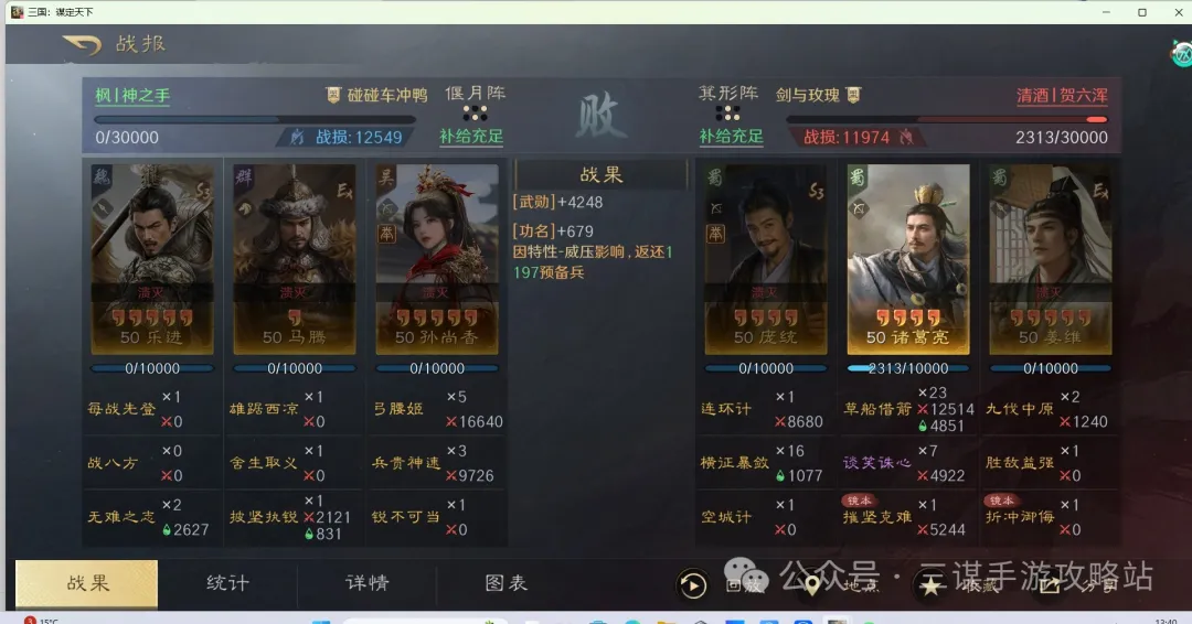 三国谋定天下举荐孙尚香玩法阵容推荐