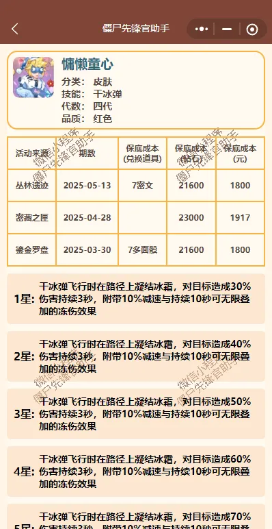 向僵尸开炮最强T0皮肤盘点