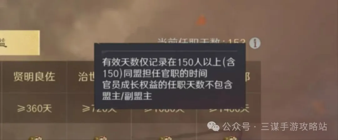 三国谋定天下盟主官员权益奖励详解