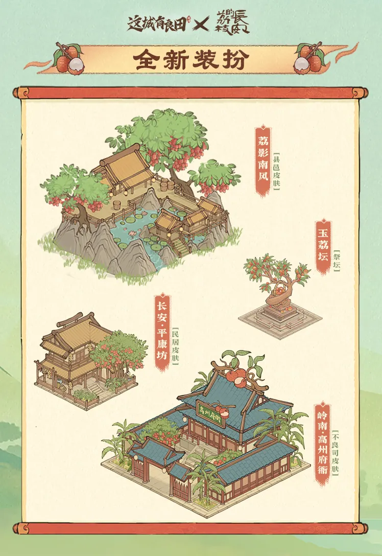 这城有良田长安的荔枝联动活动玩法奖励一览