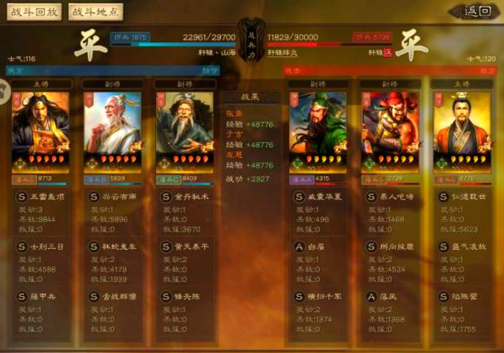 三国志战略版仙人队实力如何