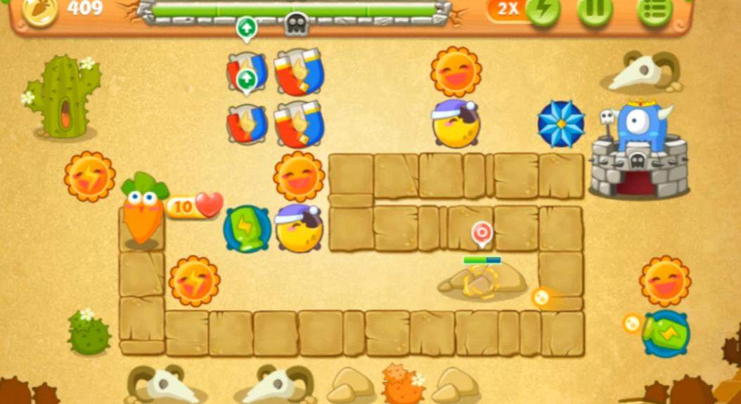 如何在保卫萝卜2中释放萝卜技能