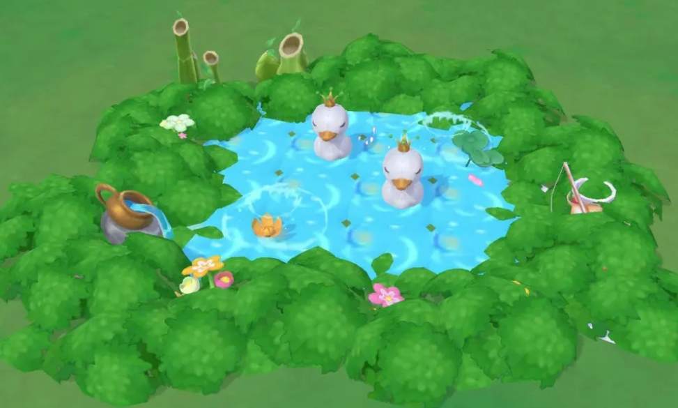 摩尔庄园神秘湖是如何在水上漂浮的