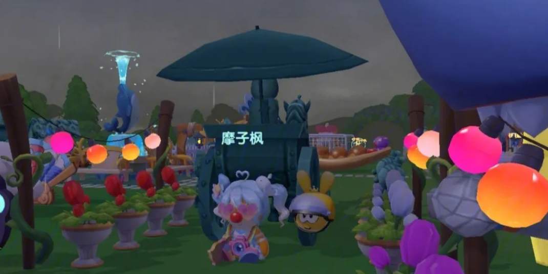 怎样布置摩尔庄园的猫咪秋千