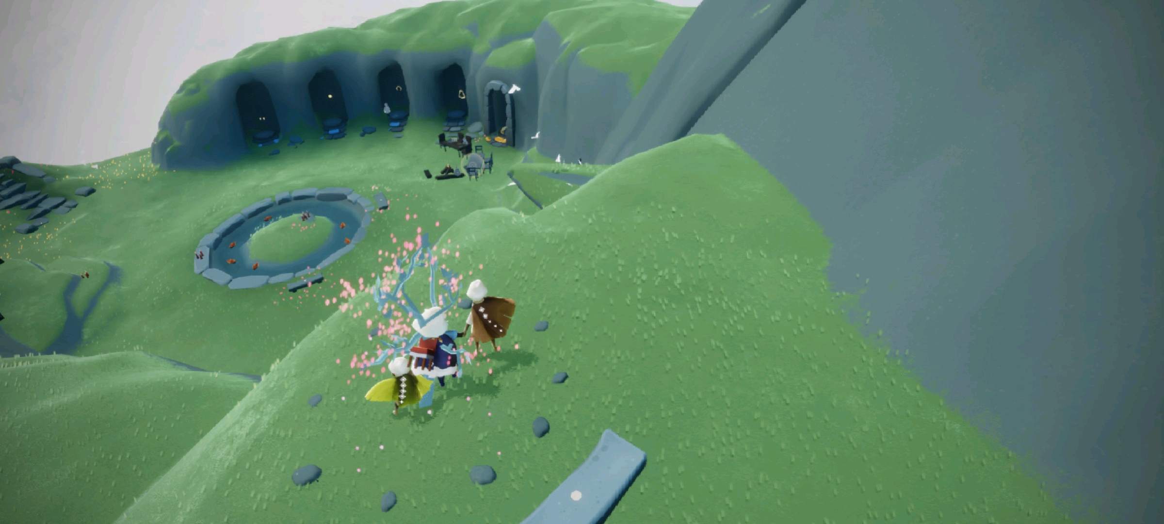 请问如何让光遇中的螃蟹站起来